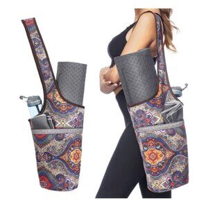 Ewedoos Yoga Mat Bag Yoga Bags with Large Size Pocket and Zipper Pocket